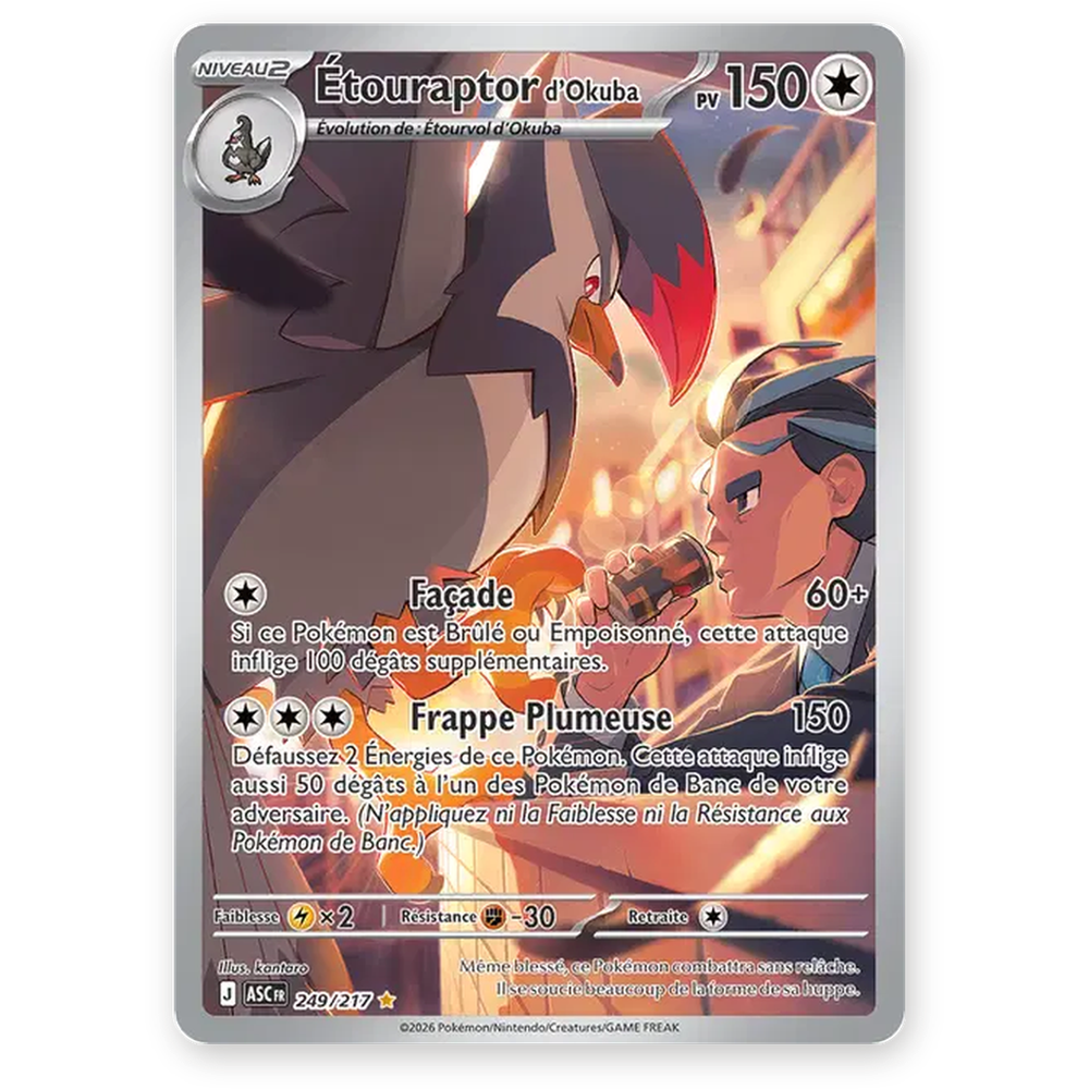 Étouraptor d'Okuba AR 249 — Héros Transcendants