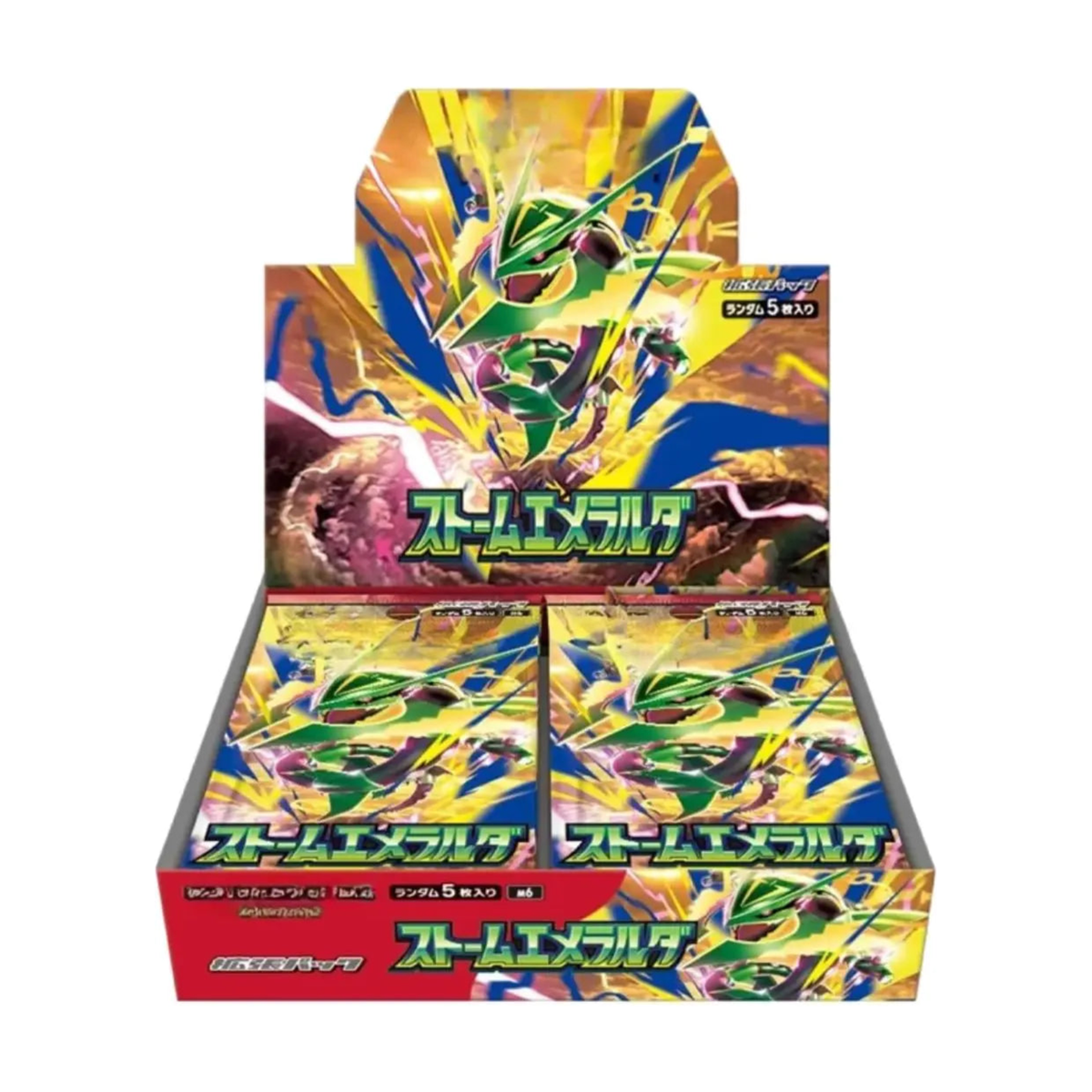 Display Pokémon Storm Emeralda M6 japonais — Rayquaza-ex